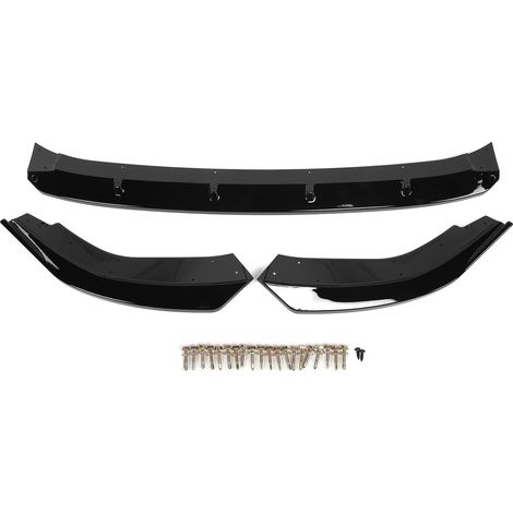 K·SEEK DESIGN 3-teiliger Frontstoßstangenspoilerlippen-Modifikation für MK8 2021+ (Glänzend Schwarz) (1/5)
