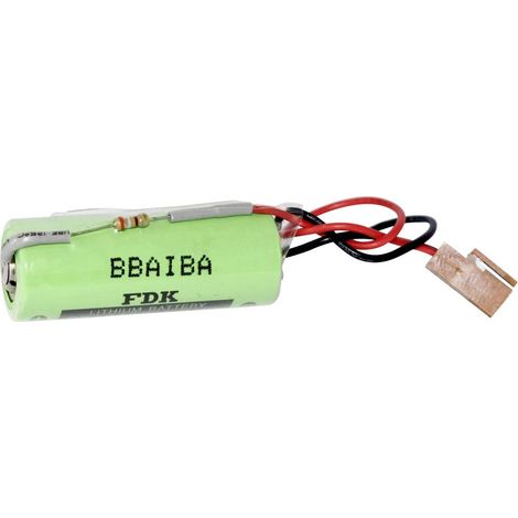 Beltrona Fanuc 16i 18i 21i Batteria speciale con spina Litio 3 V 2500 mAh 1 pz.
