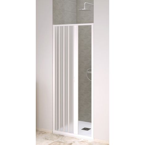 BOX DOCCIA A SOFFIETTO POINT acrilico cm. 90-110 x 185 h