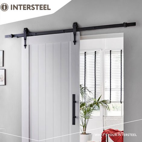 Intersteel Schiebetürsystem 200 cm Classic Schwarz