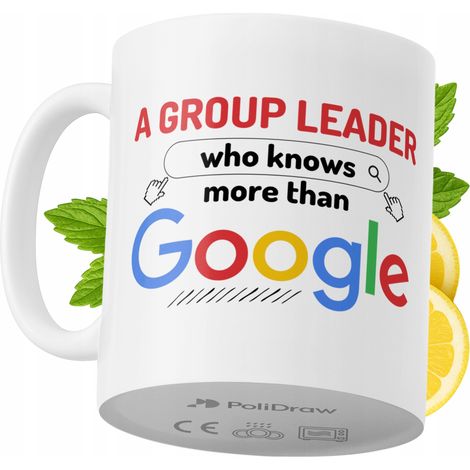 Lustige Kaffeetasse mit witzigem Textdesign für Gruppenleiter – ideal für Geburtstage, Namenstage, Feiertage und besondere Anlässe. Hochwertige Tasse für Zuhause, Büro und Arbeit. Farbe: Weiß, 330 ml.