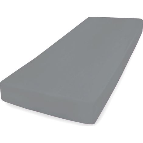Lenzuolo con angoli in jersey premium 110x190, 120x200x20, graphite45, matex (1/5)