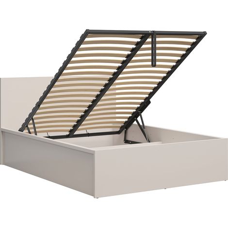 Lit coffre 140x200 sommier inclus Edwin Cachemire (1/5)