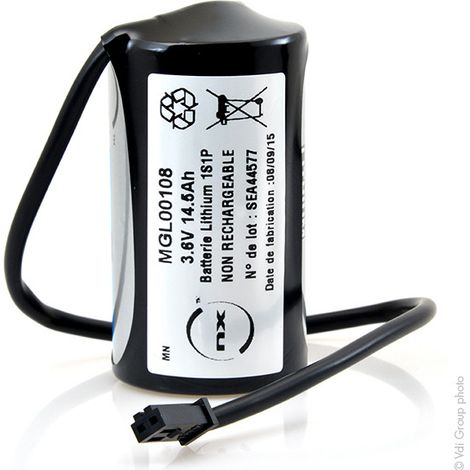 NX - Pile lithium ER34615M D 3.6V 14.5Ah AMP