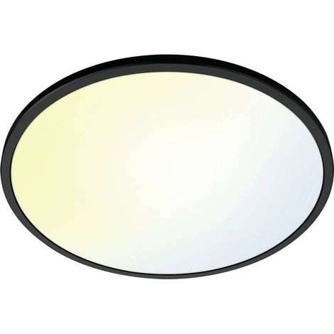 Signify Plafonnier Superslim noir 22W connecté (1/4)
