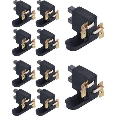 Jeu de 10 Charbons Moteur GX160, Balais Générateur Haute Performance, Connexion Facile, Durable et Fiable pour Tête de Générateur (1/5)