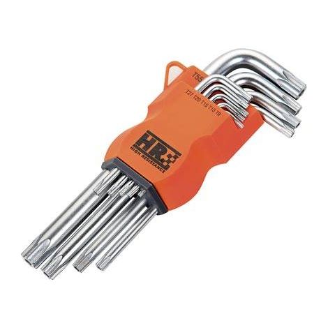 LLAVE TORX INVIOLABLE LARGA JUEGO 9 PZ