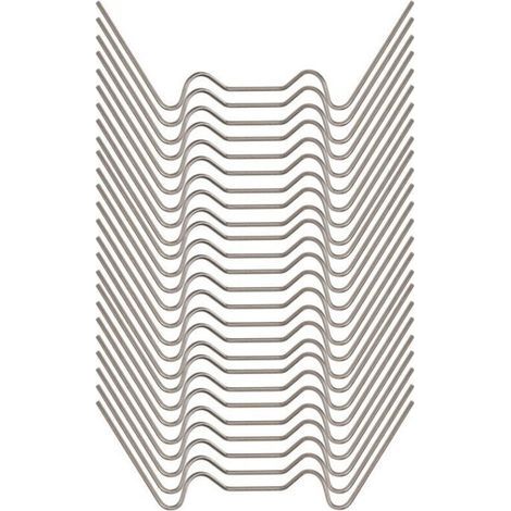 Ahlsen 100 Pcs Clips de Vitrage pour Serre7.51.5cm Clip de Vitrage Type W Clips de Vitrage pour Serre de Jardin Clips pour Vitre de Serre Acier Inoxy pour Fixation de Verre de Serre Effet de Serre (1/5)