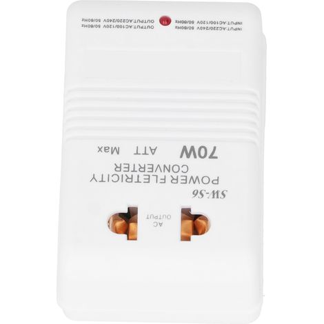 Convertisseur de puissance 70W 220V vers 110V adaptateur transformateur double canal pour voyage US 110V/220V (1/5)