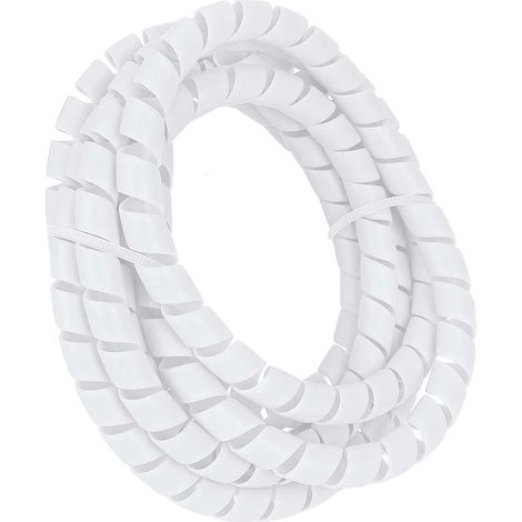 Enveloppe spirale de câble 8 mm x 2 m, gestionnaire de câbles pour trottinette électrique, protection de câble en polypropylène (PP). (1/5)