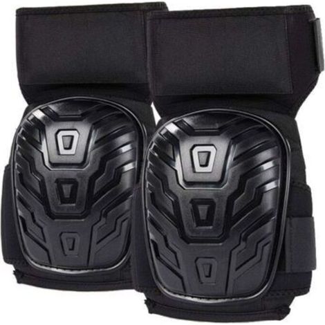 Genouillères professionnelles Ulisem pour le travail, rembourrage en mousse durable, avec sangles antidérapantes et clips de fixation faciles pour hommes, femmes, sols (1/4)