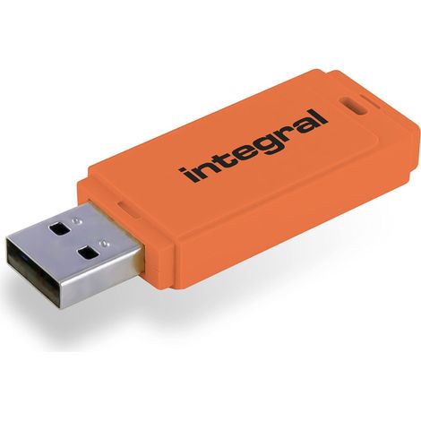 Integral 64GB Neon Orange USB 2.0 Clé USB (1/4)
