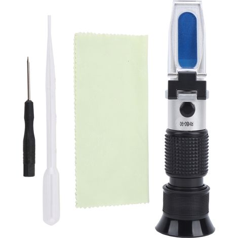 RZ117 Refractometer 0-90% Brix RHB-90ATC Handheld Brewing Auto Refractometer for Fruit Sauce (1/5)