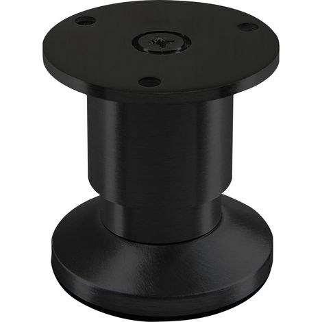 Möbelfuß ALPHA schwarz eloxiert Höhe 50 mm
