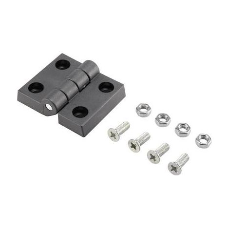 Basetech Charnière en plastique 62 x 50 x 10 mm 62 mm 1 pc(s) X045561 (1/2)