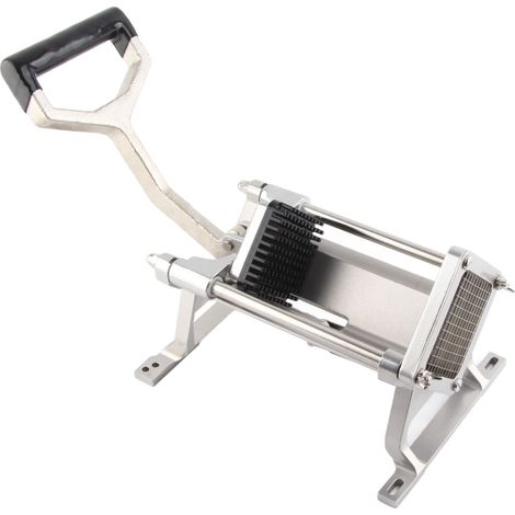 Trancheuse à légumes et fruits domestique en acier inoxydable, râpe à pommes de terre, ustensiles de cuisine, machine à frites manuelle commerciale (6 mm) (1/5)