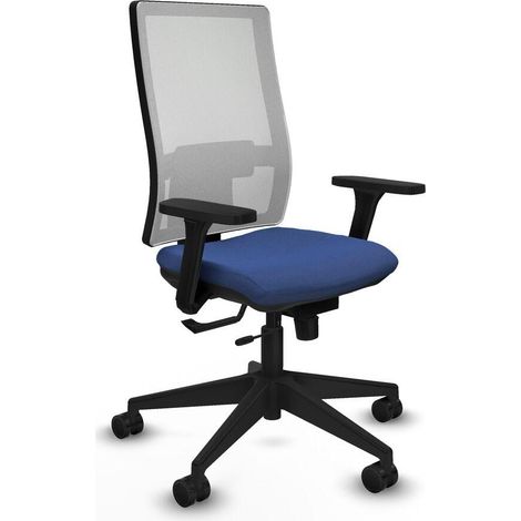 Piqueras-y-crespo Chaise ergonomique bleu marine bureau (1/3)