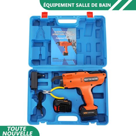 12V outil automatique portatif de liaison d'armature 8-34mm machine de liaison d'armature renforçant la machine de liaison d'acier (1/5)