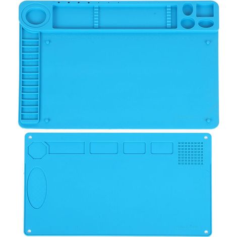Tapis de Soudure Magnétique Antistatique en Silicone Isolant Thermique pour Téléphone PC Bureau