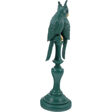 Statue Perroquet Résine Vintage pour Décoration Intérieure Sculpture Tropicale Stable et Accessoire Bureau et Chambre pour Amateurs Doiseaux (1/5)