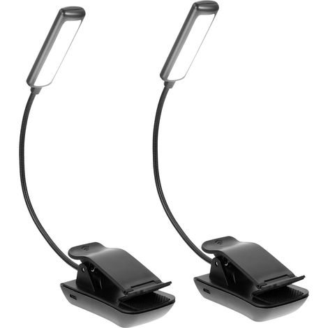 FOMIYES Lampe de Lecture à Pince Design Stable en Plastique LED (1/5)