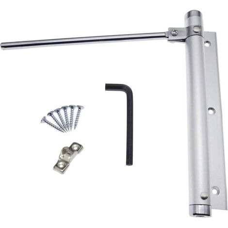Ferme-Porte à Ressort en Alliage d'aluminium de Porte Closers réglable Monté en surface Dispositif de fermeture automatique 45kg (1 pièce) (1/5)
