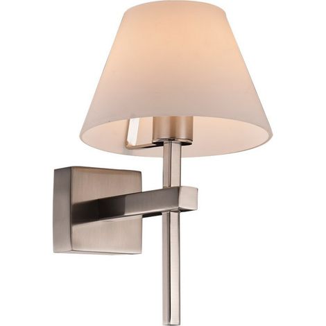 Applique murale Italux Melvin G9 IP44 chrome blanc