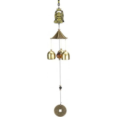 Carillon éolien Décoration Porte, Bouddha, 12cm (1/5)