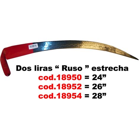 Lyres Russian Scythe 24" étroit sans poignée P494024M