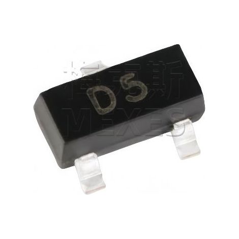 Changdian/Changjing MMBD4148CC, Siebdruck D5 SOT-23, Schaltdiodenchip, elektronisches Bauteil, 5 Stück, verpackt in 5 Einheiten.