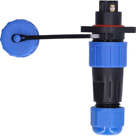 Connecteur avion multiconducteurs sans soudure, fiche mâle femelle étanche IP68, prise circulaire à visser, raccord rapide, kit de connecteurs industriels (1/5)