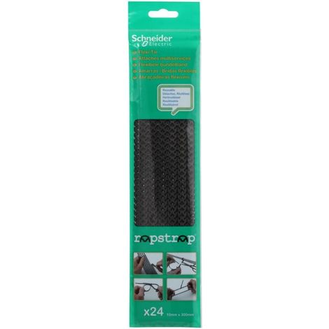 Lot de 24 colliers de serrage Rapstrap multi-usages - Noirs (1/5)