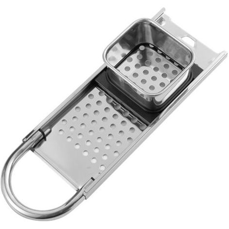 Sollbry Râpe, Eminceur de avec Glissière pour la Pâte, en Acier Inoxydable, Passoire à Passe au Lave-Vaisselle, pour Spaghetti, des Boulettes, des Pâtes (1/5)