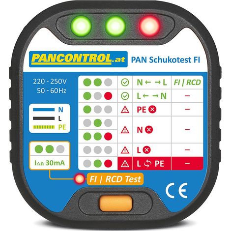 Probador de tomas pan schukotest fi pancontrol (1/5)