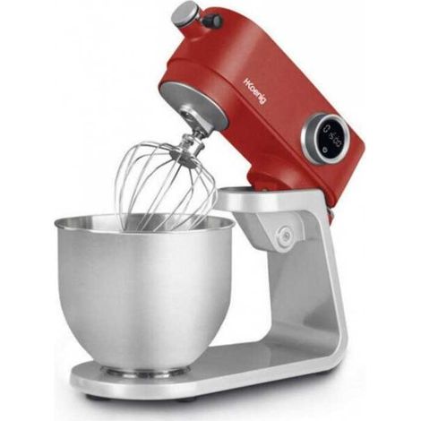 Robot pâtissier - HKOENIG - KM124 - 5L - 8 Geschwindigkeiten - Mattschwarz und Silber (1/3)