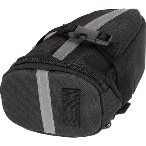 Fahrradsatteltasche aus Polyester, Fahrradsatteltaschen unter dem Sattel mit reflektierendem Streifen für Fahrräder (1/5)