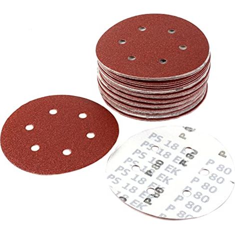 DISQUE ABRASIF AUTO-ADHÉSIF KLINGSPOR 150mm PS18EK gr. 80 GLS3 /50 pièces.