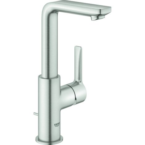 Grohe Lineare Mitigeur monocommandé pour lavabo, L-Size, vidage à (1/4)