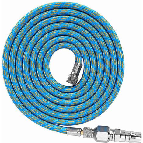 Kit de raccordement pour pistolet peinture avec flexible tressé pour compresseur (1/5)