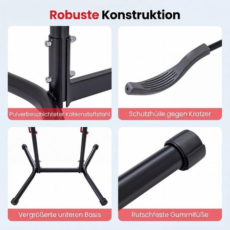 Dans le garage, gagnez de la place avec ce support vélos sur pied, sans perçage, compatible 4 vélos (1/5)