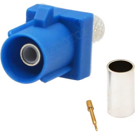Connettore Fakra per cavo RG58 code-C, corto, dritto