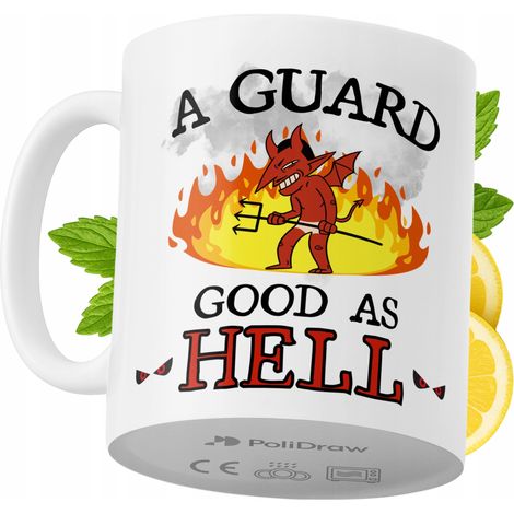 Taza divertida para un guardia, taza de café o té con diseño gráfico de texto humorístico. Taza para cumpleaños, santos, días festivos. Taza premium para ocasiones especiales, para el hogar, la oficin (1/5)