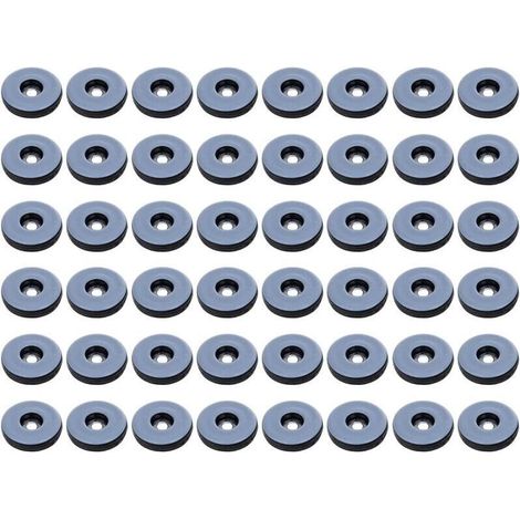 Patins Meubles,Lot de 48 patins de meubles ronds en téflon,Anti-vibration Patins Glisseurs pour Meubles,(Ronde) 19 mm (1/4)
