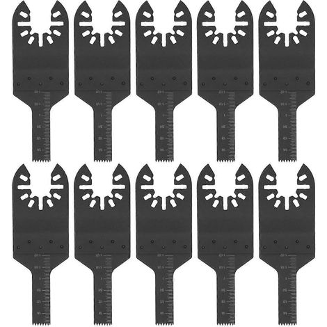 Schnellwechsel-Sägeblatt aus Hochgeschwindigkeitsstahl für Elektrowerkzeuge, Universalwerkzeug, schnelle Demontage, 10 Stück