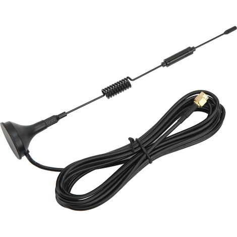 Antenne à ventouse 50W à polarisation verticale, interface SMA 9dB1, compatible 2G, 3G, 4G et GPRS, pour la surveillance sans fil. (1/5)