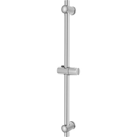 Barra de ducha ajustable, soporte giratorio de 360°, color plata. (1/2)