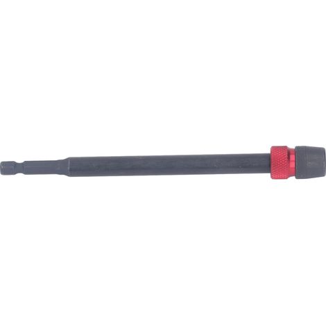 Adaptateur pour douille à percussion, rallonge pour visseuse à percussion, tige hexagonale de 6,35 mm (1/4 po), acier allié, pour foret, 15 cm (5,91 po). (1/5)