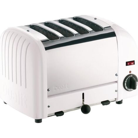 Grille Pain Professionnel Blanc - 4 Tranches - Dualit (1/4)