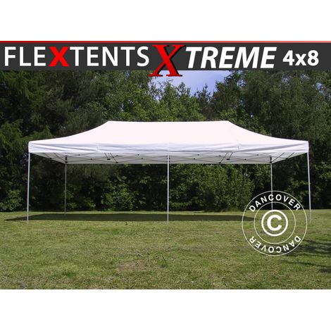 Gazebo pieghevole Gazebo rapido FleXtents Xtreme 50 4x8m Bianco (1/5)