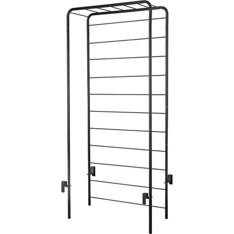 Porte-plantes - DEROMA - Cosmo - 78 x H 155 cm - Métal - Gris